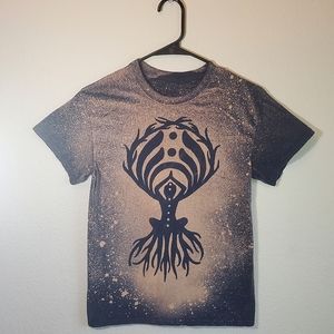 Bassnectar Navy Blue Bleach Dyed T-Shirt